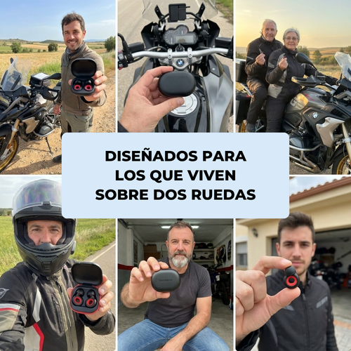 Tapones Antirruido para Moto — 27 dB