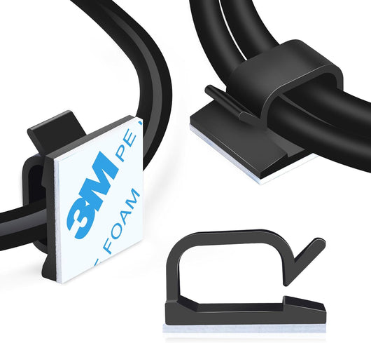20× Adhesive cable clips