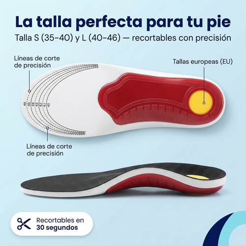 Plantillas Ortopédicas de Soporte del Arco